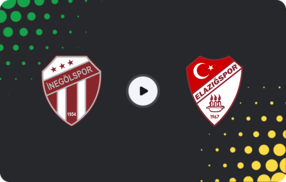 Where to watch İnegölspor — Elazığspor, 2. Lig, 08.04.2026