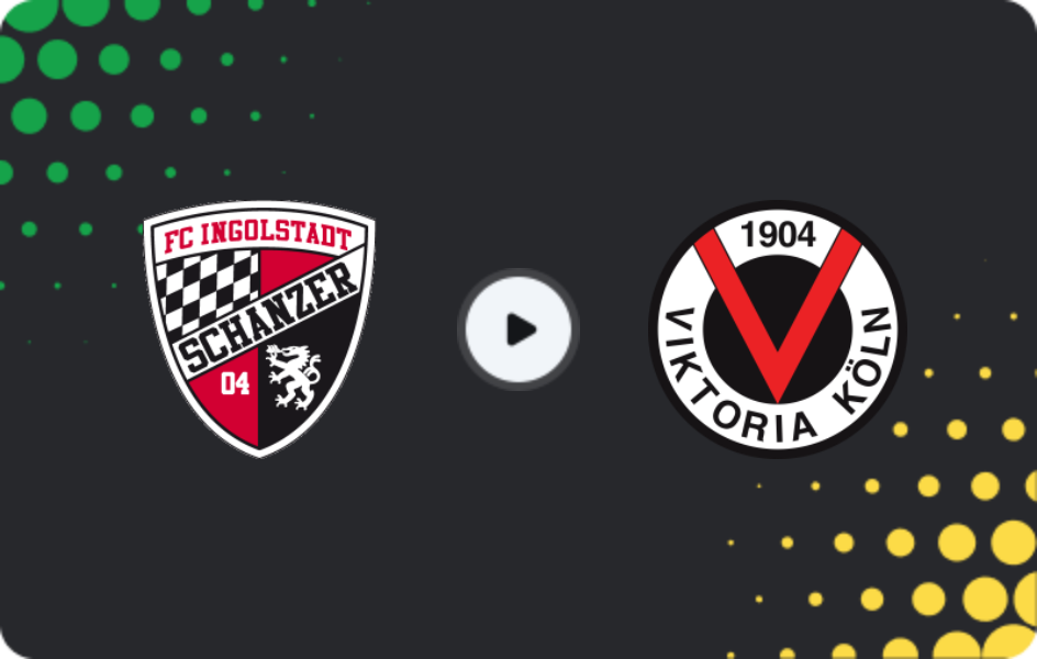 Where to watch Ingolstadt 04 — Viktoria Köln, 3. Liga, 08.04.2026