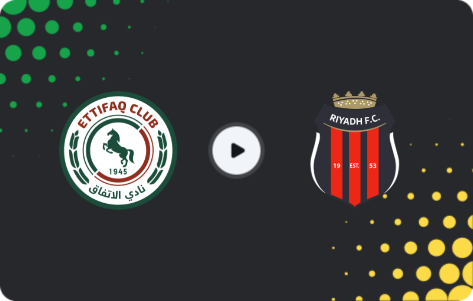 Where to watch Al-Ettifaq — Al Riyadh, Pro League, 09.04.2026