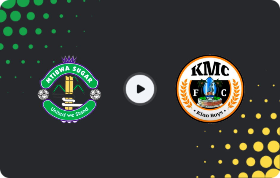 Where to watch Mtibwa Sugar — KMC, Premier League, 10.04.2026
