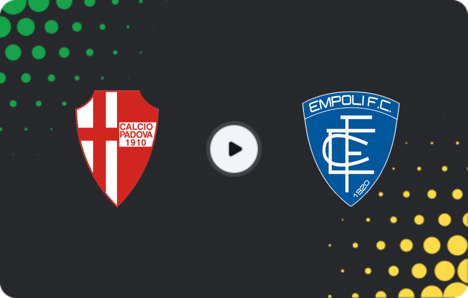 Where to watch Padova — Empoli, Serie B, 11.04.2026