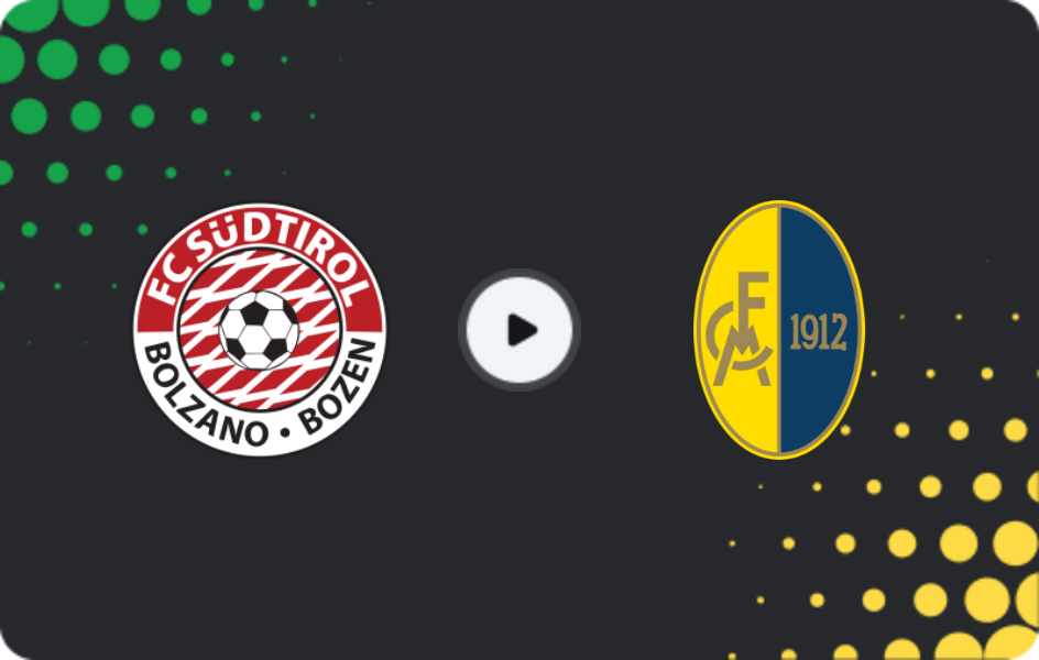 Where to watch Sudtirol — Modena, Serie B, 11.04.2026