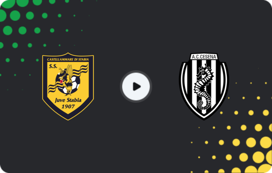 Where to watch Juve Stabia — Cesena, Serie B, 11.04.2026