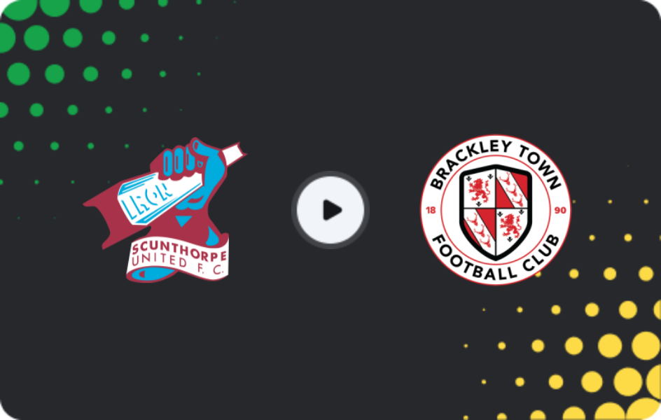 Where to watch Scunthorpe United — Brackley Town, National League, 11.04.2026