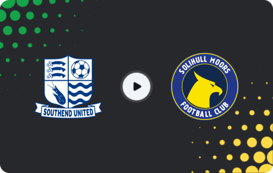 Where to watch Southend United — Solihull Moors, National League, 11.04.2026