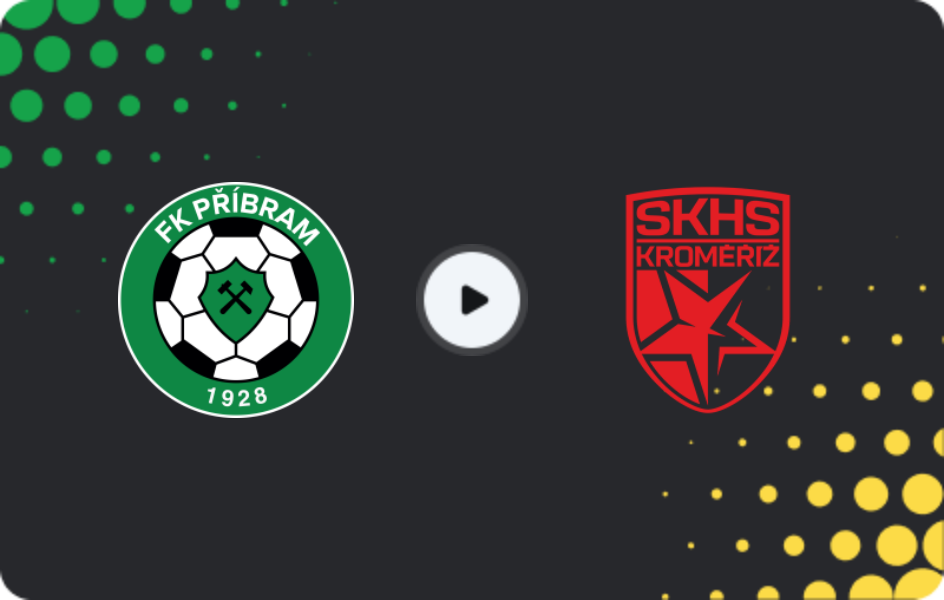 Where to watch Příbram — Hanácká Slavia, FNL, 11.04.2026