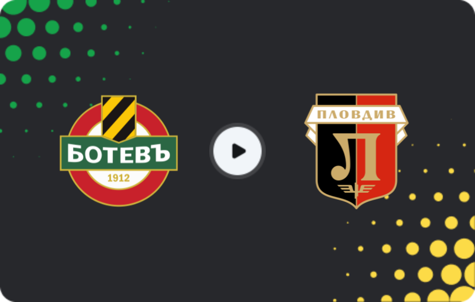Where to watch Botev Plovdiv — Lokomotiv Plovdiv, First League, 11.04.2026