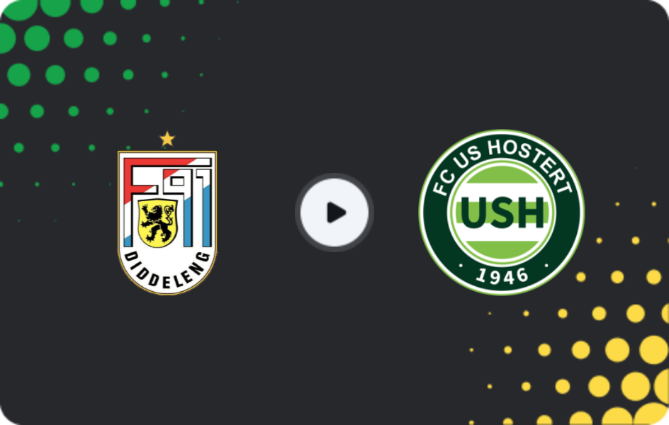 Where to watch F91 Dudelange — US Hostert, National Division, 12.04.2026