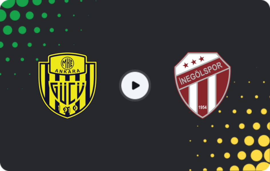 Where to watch Ankaragucu — İnegölspor, 2. Lig, 12.04.2026