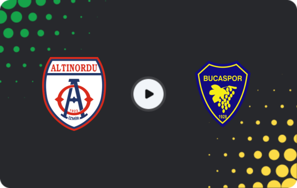 Where to watch Altınordu — Bucaspor, 2. Lig, 12.04.2026