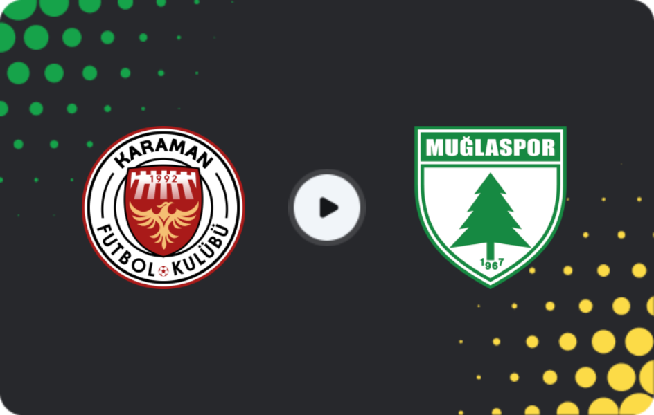 Where to watch Karaman FK — Muğlaspor, 2. Lig, 12.04.2026