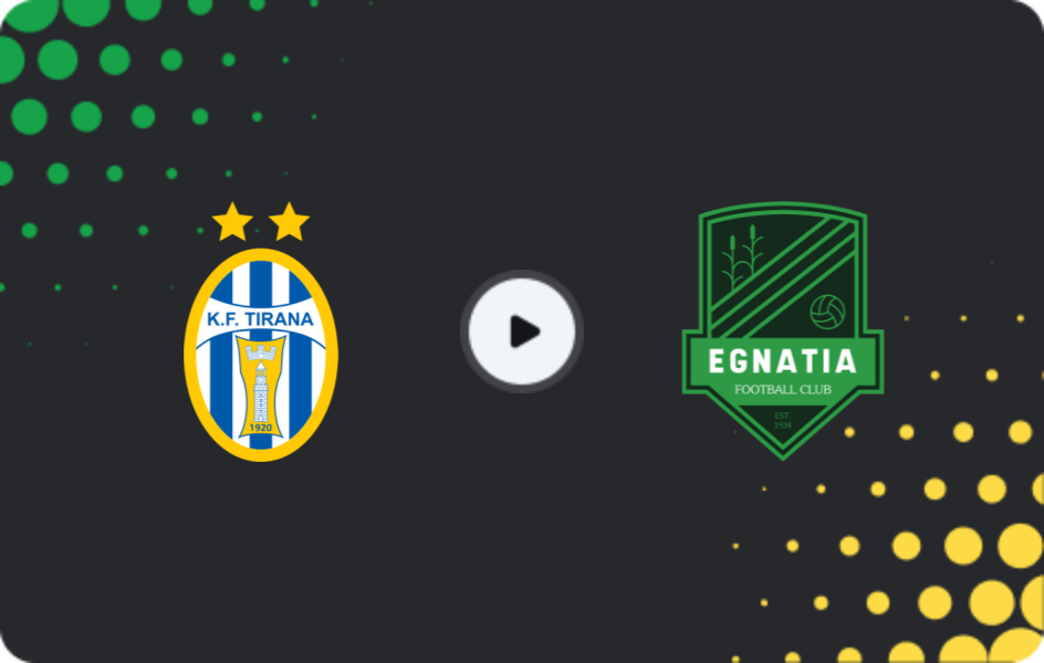 Where to watch Tirana — Egnatia Rrogozhinë, Superliga, 12.04.2026