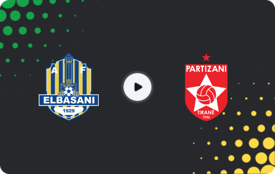 Where to watch AF Elbasani — Partizani, Superliga, 12.04.2026