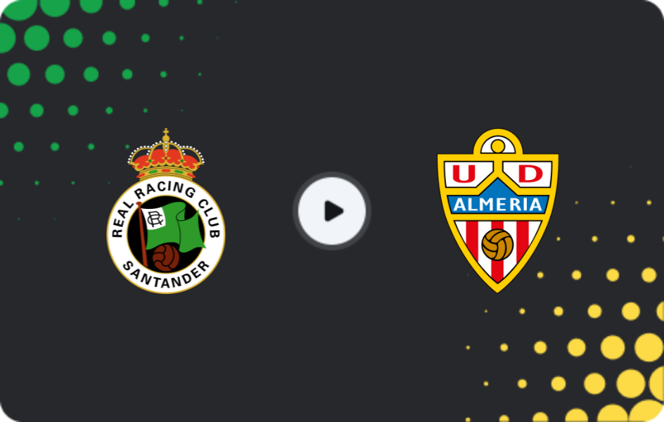Where to watch Racing Santander — Almeria, Segunda, 12.04.2026