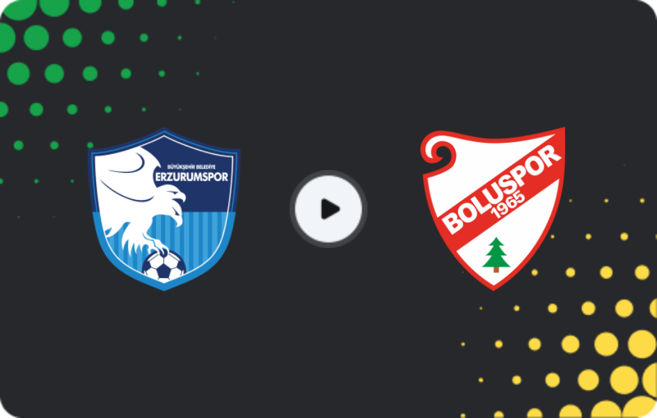 Where to watch Erzurumspor — Boluspor, TFF First League, 12.04.2026