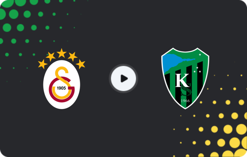 Where to watch Galatasaray — Kocaelispor, Süper Lig, 12.04.2026