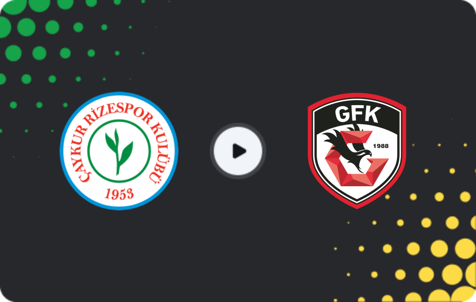 Where to watch Rizespor — Gaziantep, Süper Lig, 12.04.2026