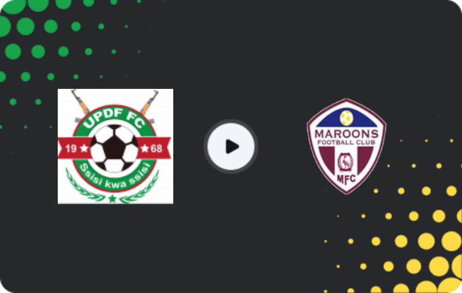 Where to watch UPDF — Maroons, Premier League, 15.10.2025