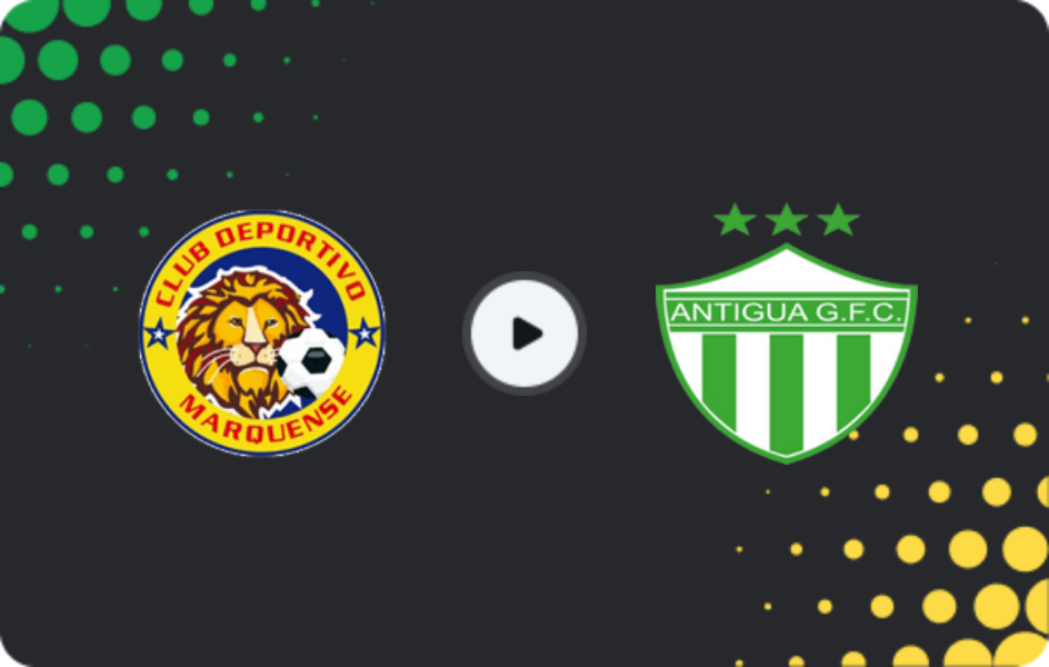 Where to watch Marquense — Antigua GFC, Liga Nacional, 16.10.2025