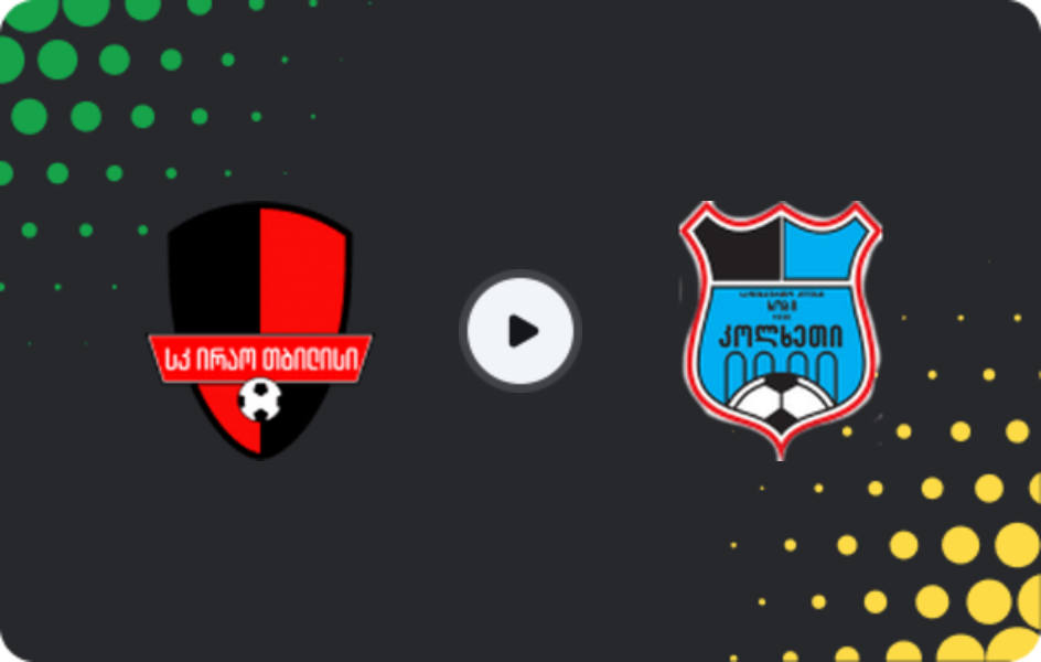 Where to watch Irao — Kolkheti Khobi, Liga 3, 16.10.2025