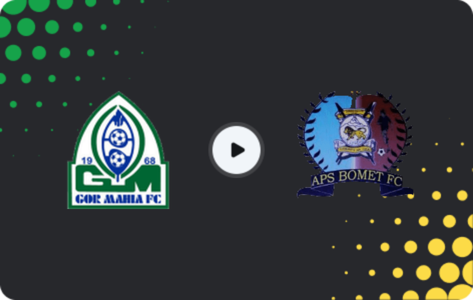 Where to watch GOR Mahia — APS Bomet, FKF Premier League, 25.11.2025