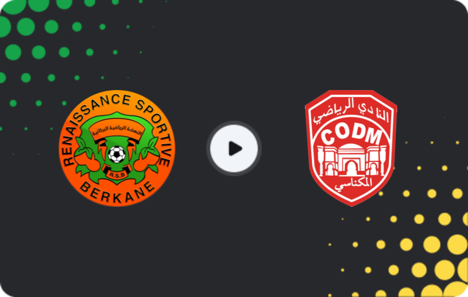 Where to watch Renaissance Berkane — CODM Meknès, Botola Pro, 05.11.2025
