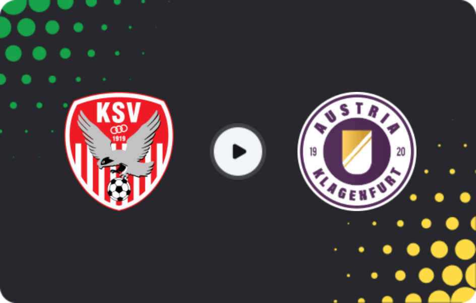 Where to watch SV Kapfenberg — Austria Klagenfurt, 2. Liga, 17.10.2025