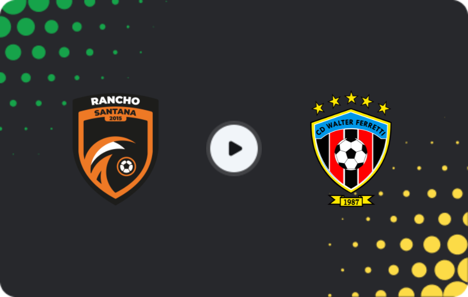 Where to watch Rancho Santana — Walter Ferretti, Liga Primera, 23.10.2025