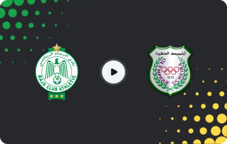 Where to watch Raja Casablanca — Olympique Dcheïra, Botola Pro, 25.10.2025