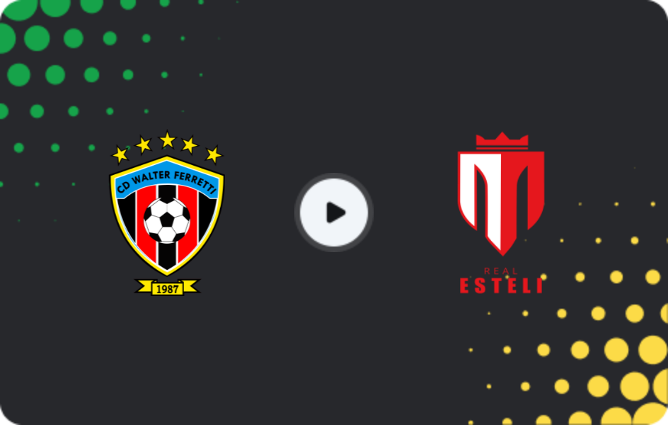 Where to watch Walter Ferretti — Real Estelí, Liga Primera, 03.11.2025