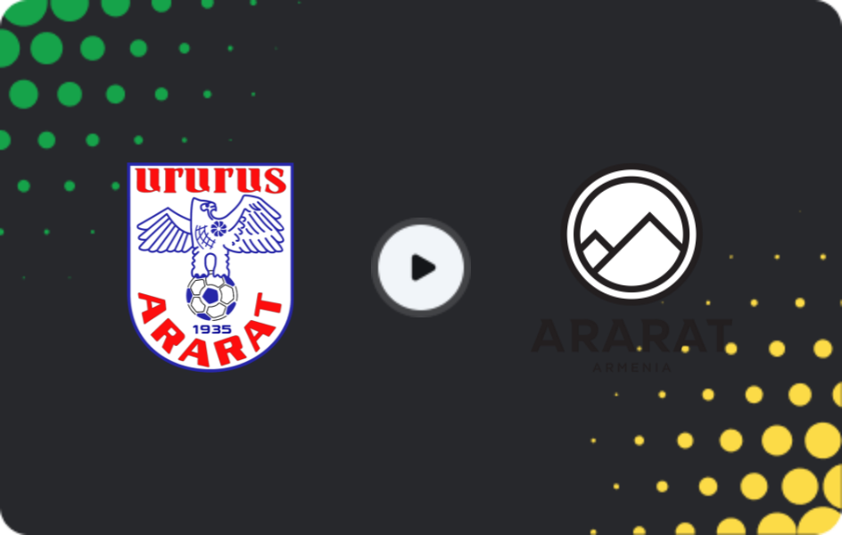 Where to watch Ararat Yerevan — Ararat-Armenia, Premier League, 21.11.2025