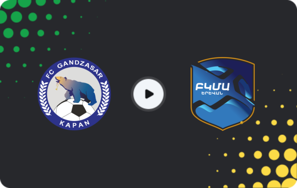 Where to watch Gandzasar — BKMA, Premier League, 28.11.2025