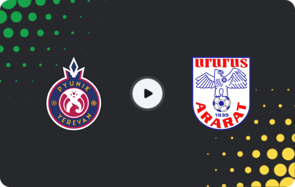 Where to watch Pyunik Yerevan — Ararat Yerevan, Premier League, 30.11.2025