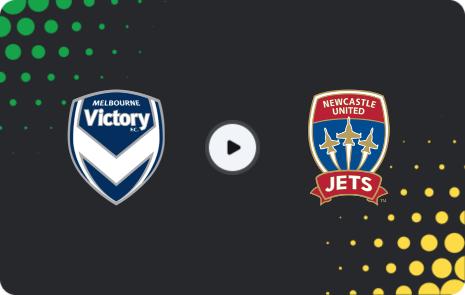 Where to watch Melbourne Victory — Newcastle Jets, A-League, 17.04.2026