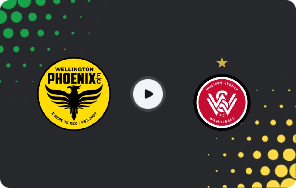 Where to watch Wellington Phoenix — Western Sydney Wanderers, A-League, 18.04.2026