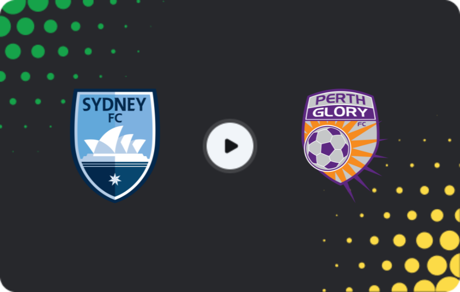 Where to watch Sydney — Perth Glory, A-League, 18.04.2026