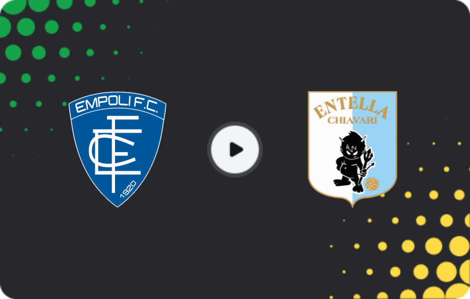 Where to watch Empoli — Virtus Entella, Serie B, 18.04.2026