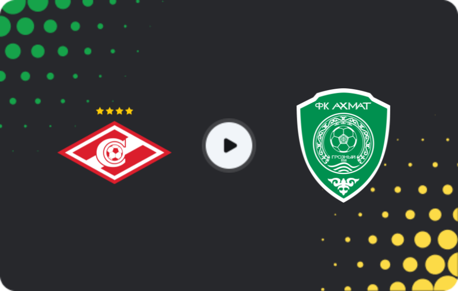 Where to watch Spartak Moscow — Akhmat, Premier League, 18.04.2026