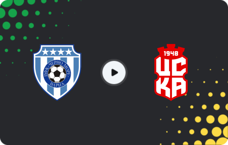 Where to watch Cherno More Varna — CSKA 1948, First League, 18.04.2026