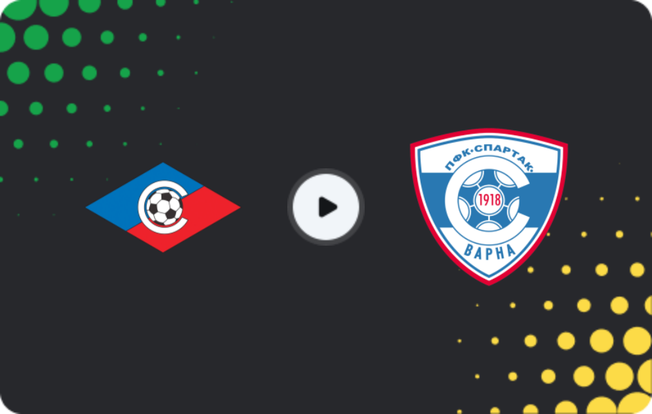 Where to watch Septemvri Sofia — Spartak Varna, First League, 18.04.2026