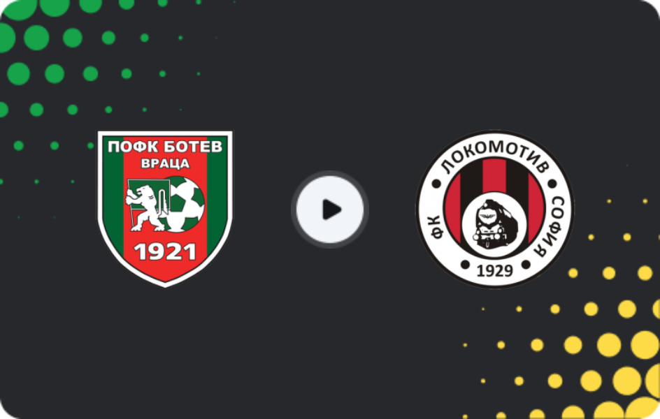Where to watch Botev Vratsa — Lokomotiv Sofia, First League, 18.04.2026