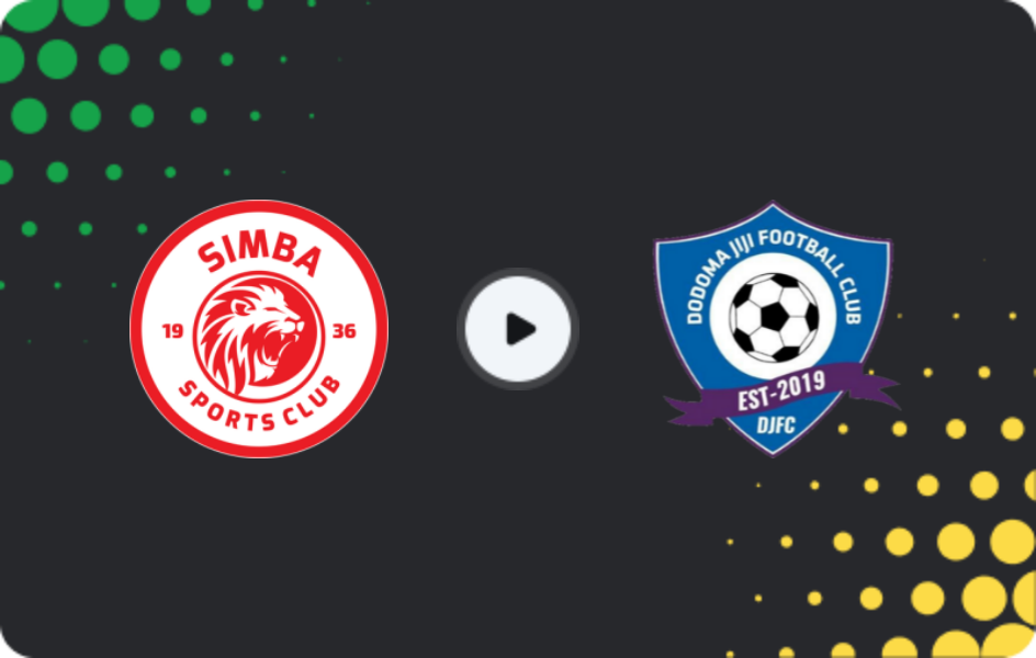Where to watch Simba — Dodoma Jiji, Premier League, 19.04.2026