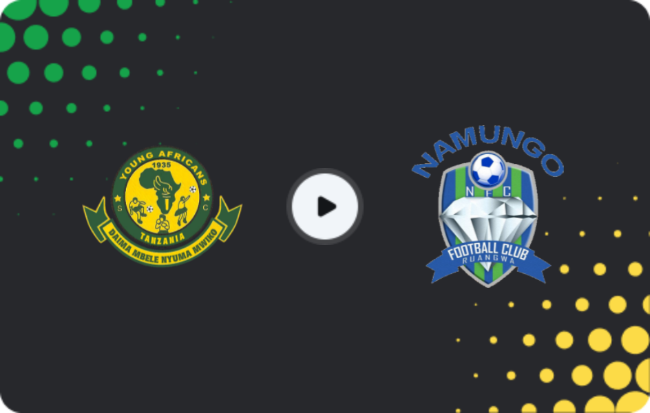 Where to watch Young Africans — Namungo, Premier League, 19.04.2026