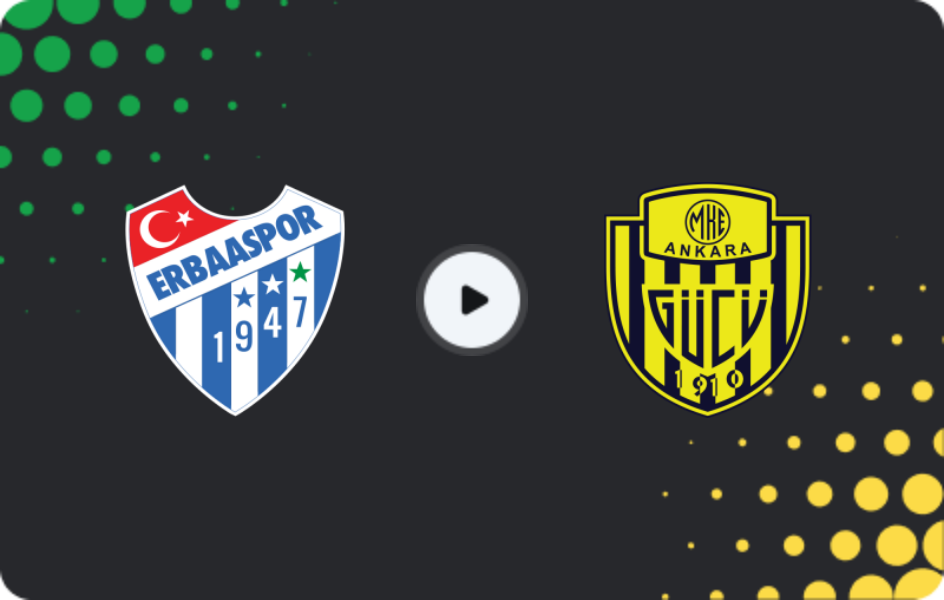 Where to watch Erbaaspor — Ankaragucu, 2. Lig, 19.04.2026