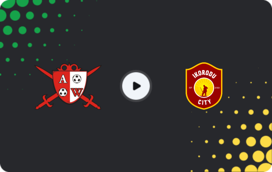 Where to watch Abia Warriors — Ikorodu City, NPFL, 19.04.2026