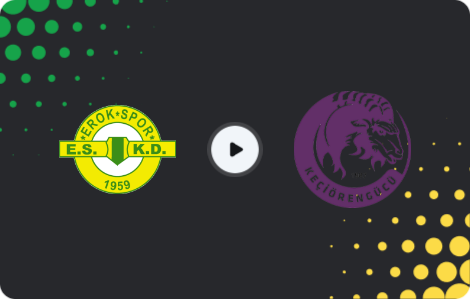Where to watch Erokspor — Keçiörengücü, TFF First League, 19.04.2026