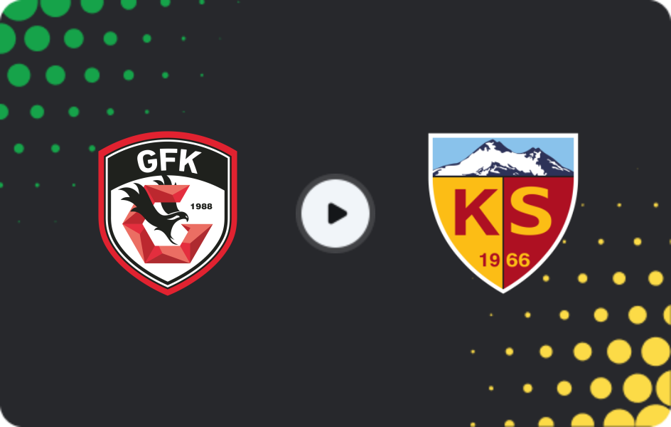 Where to watch Gaziantep — Kayserispor, Süper Lig, 19.04.2026