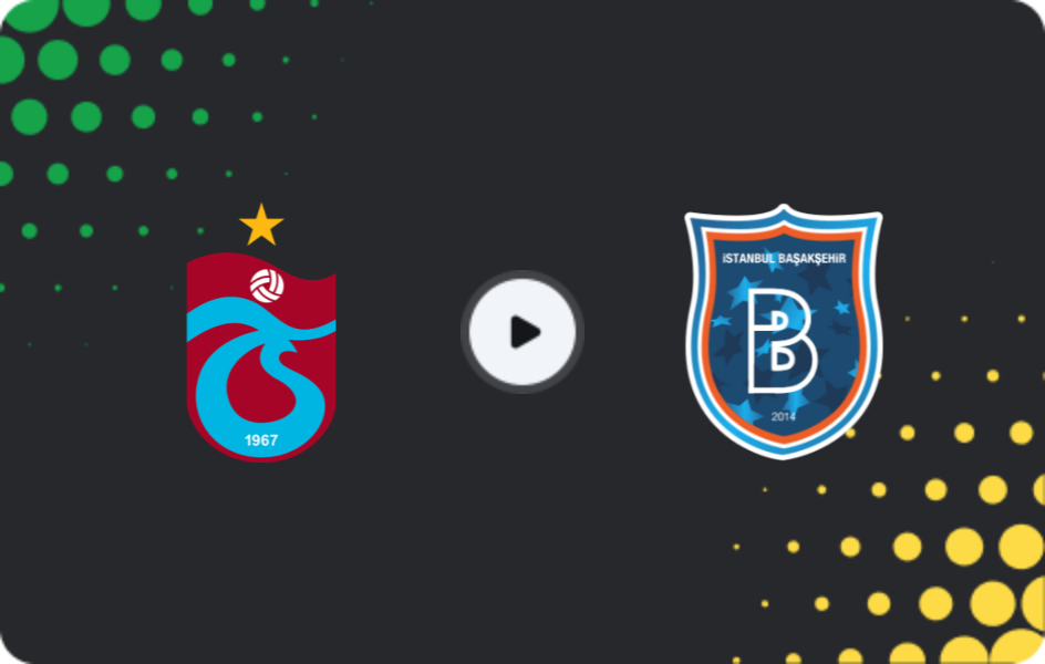 Where to watch Trabzonspor — Istanbul Basaksehir, Süper Lig, 19.04.2026