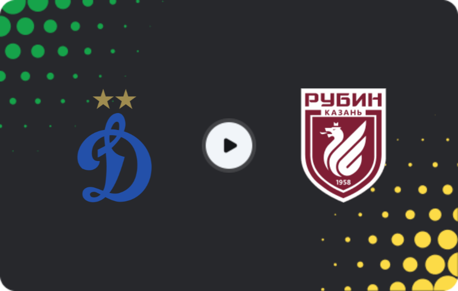 Where to watch Dynamo Moscow — Rubin, Premier League, 22.04.2026