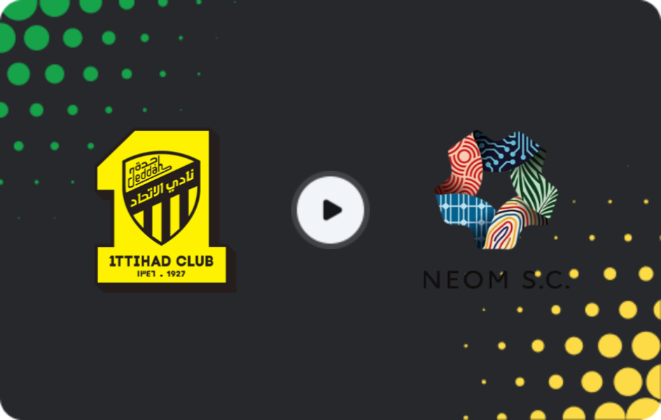 Where to watch Al Ittihad — Neom, Pro League, 07.04.2026
